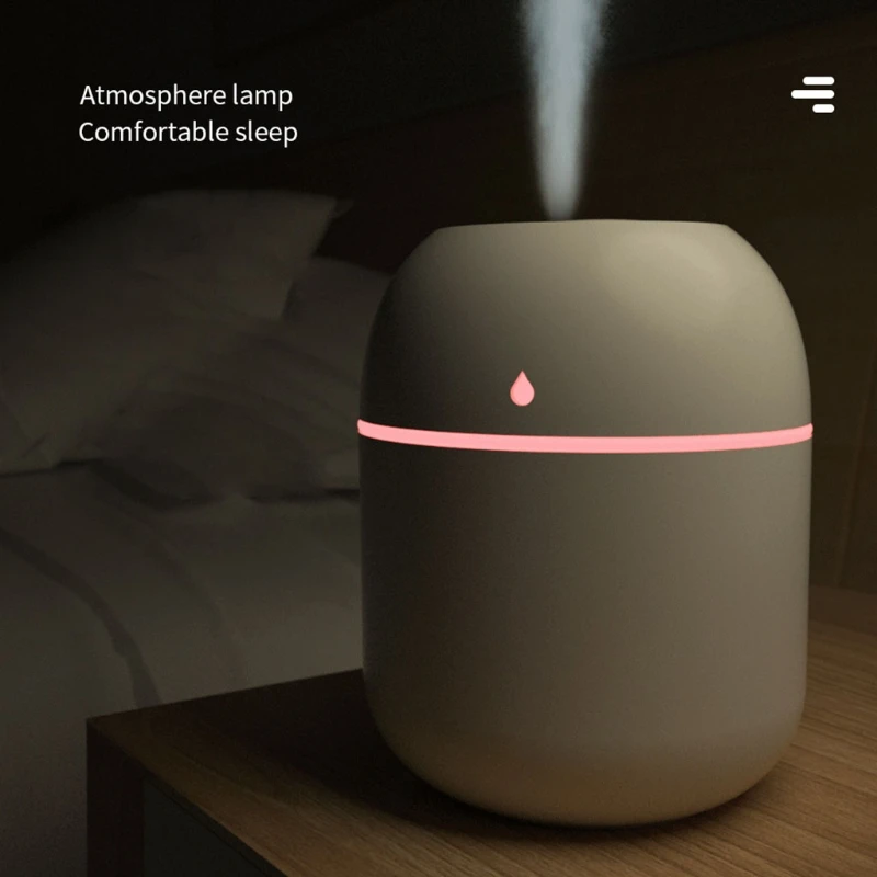 แบบพกพา 220ml H2o มินิถ้วย Sprayer Mist humidifier Double WET AROMA Essential Oil Diffuser รถ USB Air Humidifier