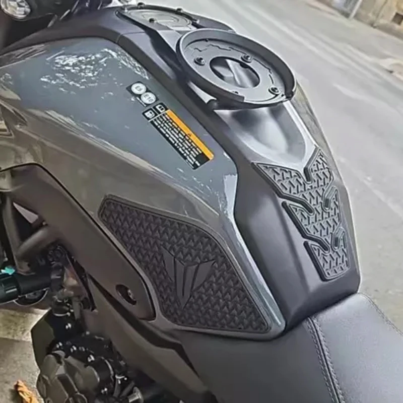 Novo para yamaha MT-07 mt07 mt 07 2021 2023 2022 almofadas do tanque de combustível lateral protetor adesivos decalque gás joelho aderência almofada de tração adesivo