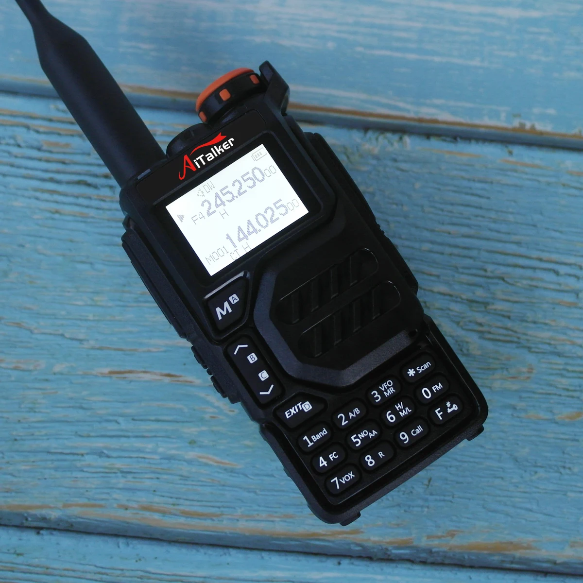 Quansheng Walkie Talkie UV-K5 Long Range Air Dual-Band 2-Wege-Radio 5 W High Power 1600 mAh Tragbares 200-Kanal-freies TPYE-C-Kabel