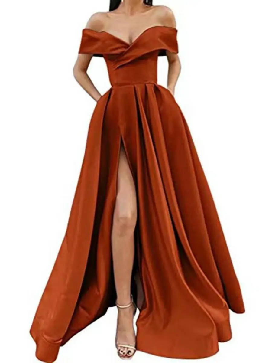 Vestido Formal F Multicolorido com Decote em V Profundo, Cintura Alta, Sem Mangas, Estilo Princesa, Verão 2023, Fibra ...