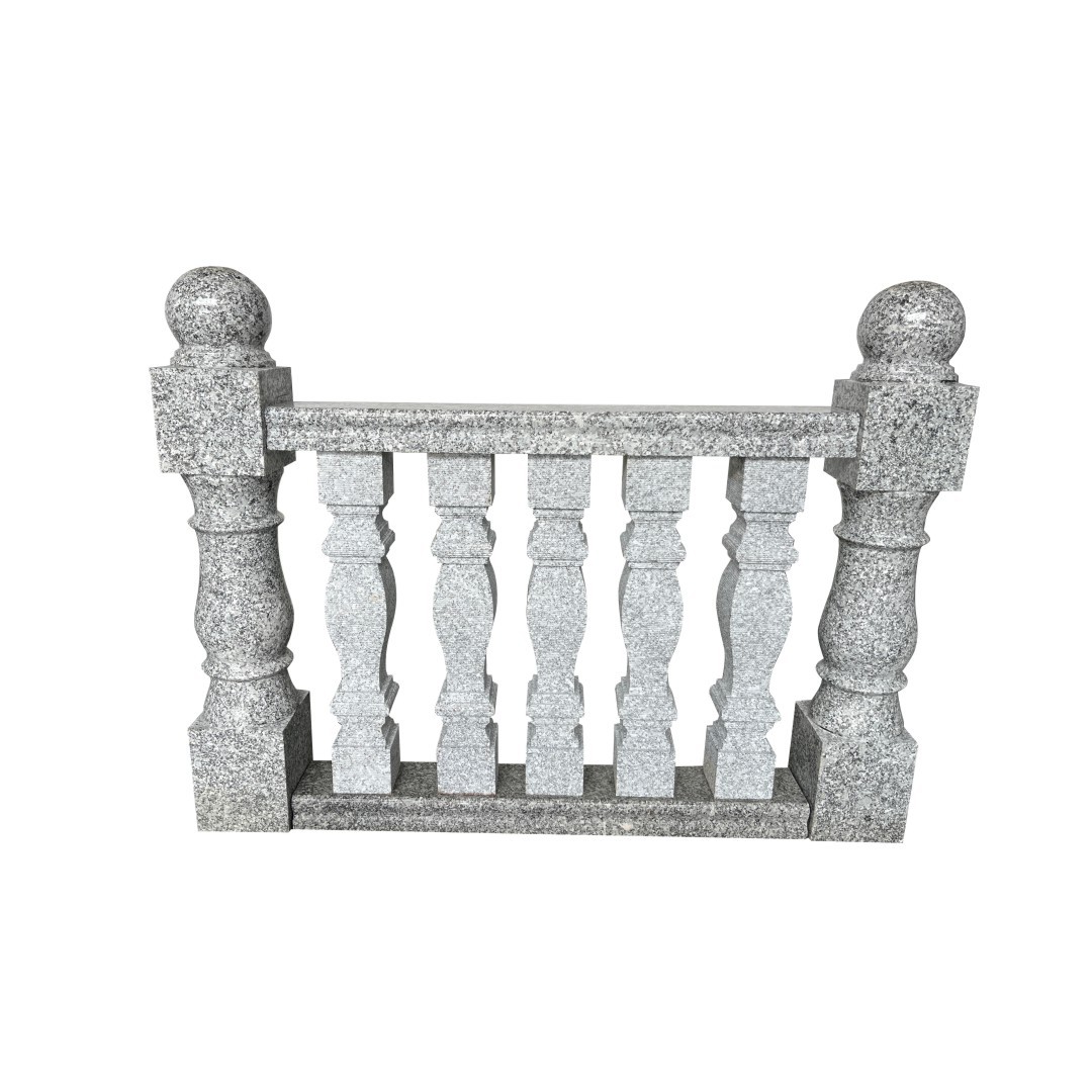 Architectonisch witmarmeren balustrade voor balkon