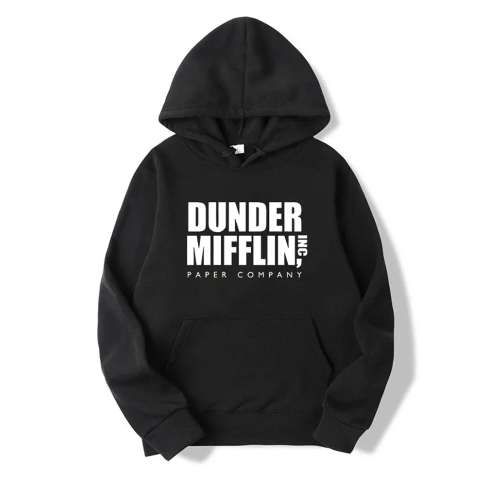 2025 The Office Dunder Mufflin INC Papier Hoodie Dwight Schrute Sweatshirt Männer Frauen Hoodies Casual Pullover Kapuzenpullover