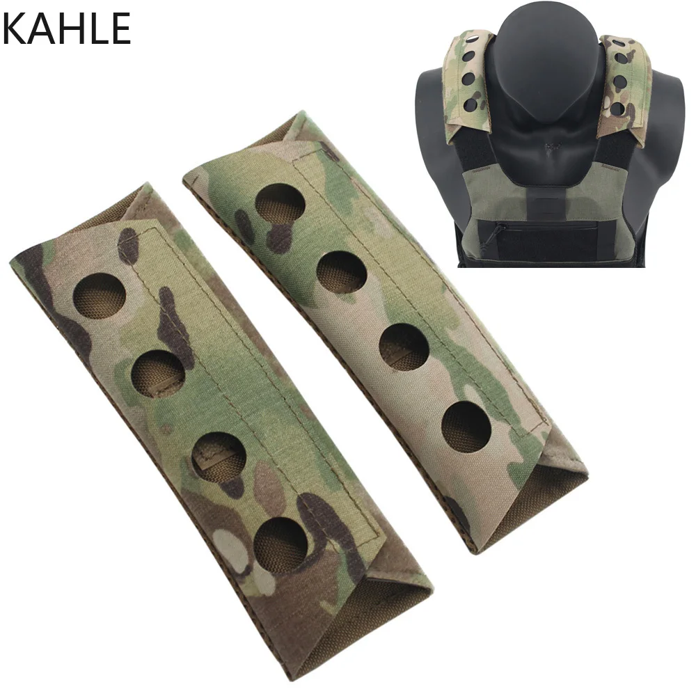 Chaleco táctico de corte láser, hombreras compuestas, Airsoft FCSK FCPC LV119, soporte de placa, hombrera, 1 par