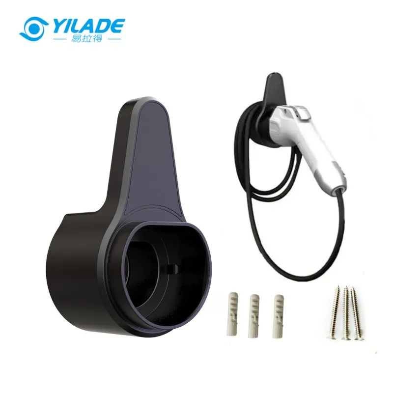 YILADE Ev Cable Holders Gun Holster Evse Type 2 J1772 Plugs for Sockets Accessories for Vehicles Tesla Charging Units