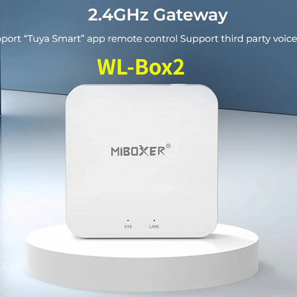 Neue Miboxer WL-Box2 Wifi LED Controller 2,4 GHz Gateway DC5V System Drahtlose APP Steuerung für Led Streifen Licht Kompatibel mit APP
