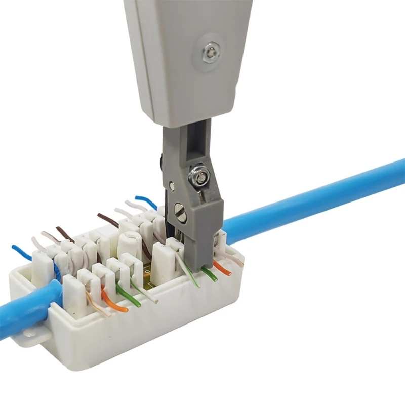 T8WC Cat6 Junction Box RJ45 Splices Connectors Unshielded Down Type Coupler for Cat6 Ethernet Cable Accessories