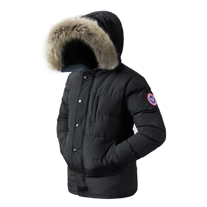 MaiDangDi-Chaqueta de algodón con capucha para hombre, abrigo cálido y cómodo, grueso, de felpa, talla grande 8XL, para invierno