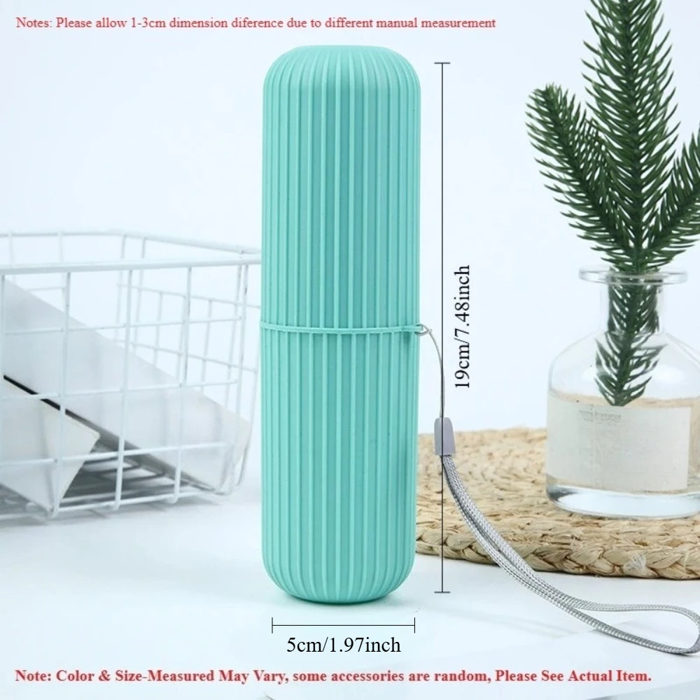 ที่ใส่แปรงสีฟันแบบพกพาพร้อมที่เก็บยาสีฟัน – ออแกไนเซอร์สำหรับใส่ถ้วยในห้องน้ำสำหรับการเดินทางสำหรับอุปกรณ์ในห้องน้ำขณะเดินทาง