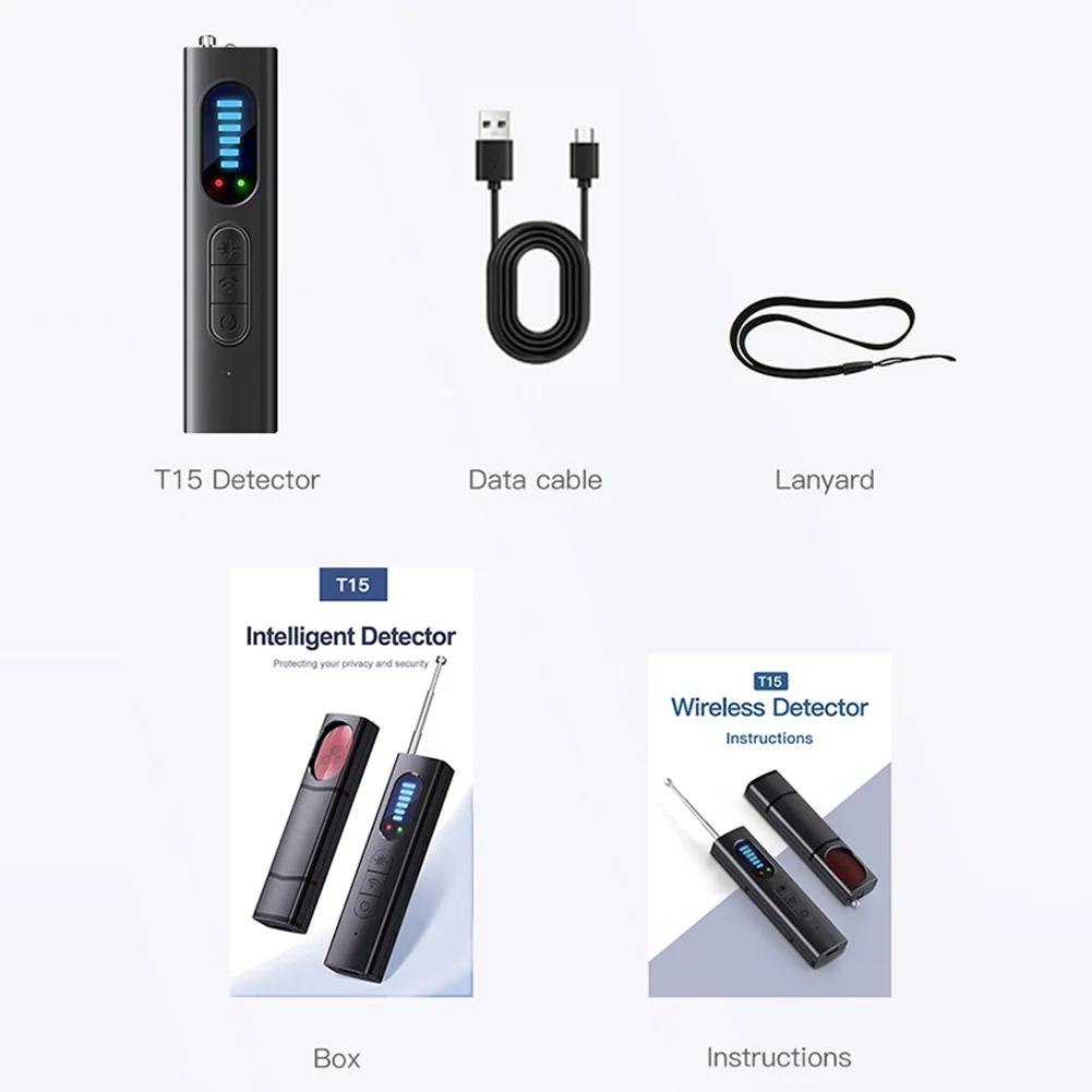 Moniteur de caméra sans fil T15, 5 capteurs de caméra à sensibilité réglable, balayeuse électronique, traqueur GPS