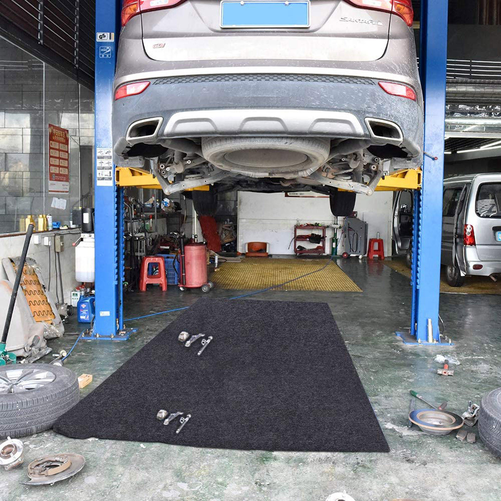Polymères d'entretien pour sous la voiture ou l'équipement, absorbants, imperméables, réutilisables, lavables, nettoyage des sols, 36x60 pouces