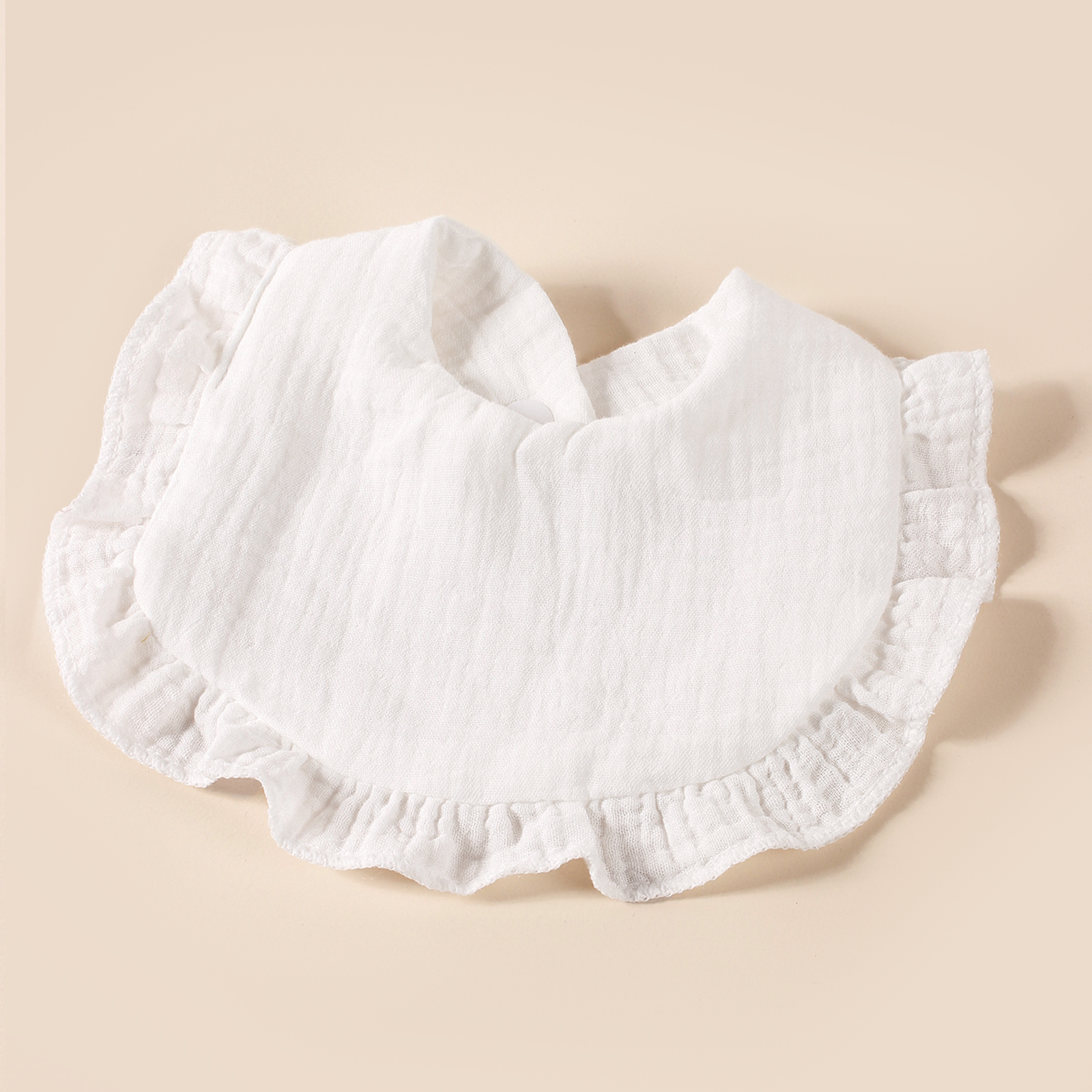 8 ชิ้นทารกแรกเกิดผ้าฝ้าย Ruffle Bibs เด็ก Feed Drool Bibs เด็กวัยหัดเดินน่ารักผ้าเช็ดตัวขายร้อนเด็ก Burp ผ้า