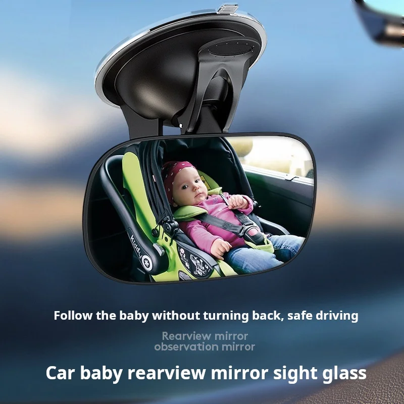Itens para bebês, acessórios seguros para assento de carro infantil, monitor de espelho retrovisor ajustável para crianças no banco traseiro do carro