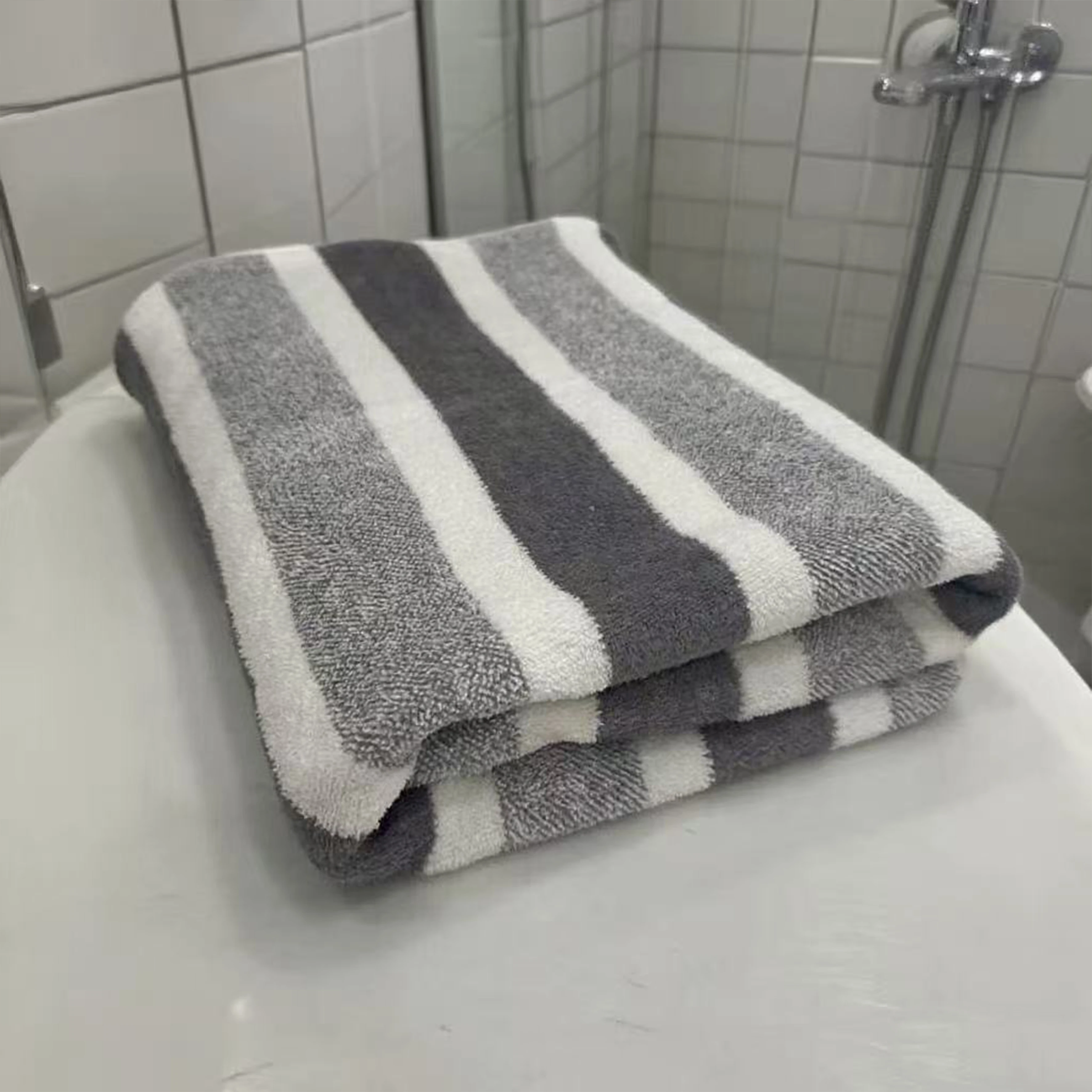 Asciugamano da bagno spesso da 1 confezione, forte assorbimento d'acqua e asciugatura rapida, non spargimento, durevole: molto adatto per famiglie, spiagge,