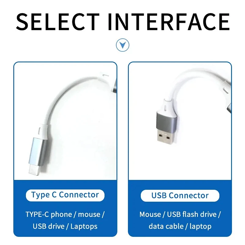 Hub USB 3,0 de 4 puertos, divisor tipo C de alta velocidad, 5gbps, para PC, ordenadores, accesorios, Hub multipuerto, 4 puertos USB 3,0 2,0