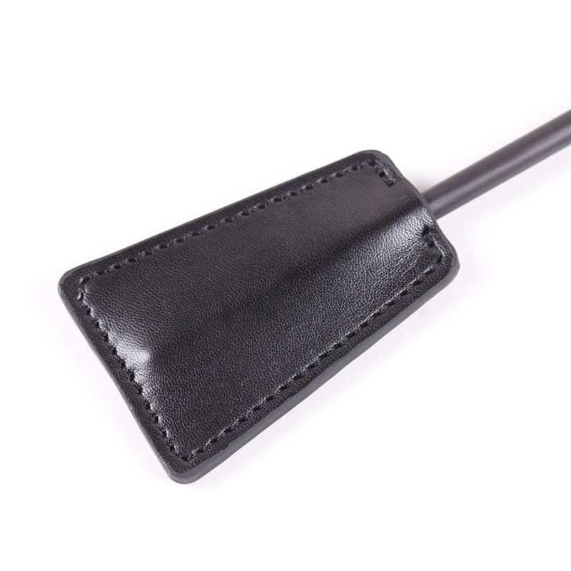 แส้ม้าขนนกกระจอกเทศแท้36ซม. ไม้พายหนังพียูอุปกรณ์ประกอบสำหรับแสดงคอสเพลย์