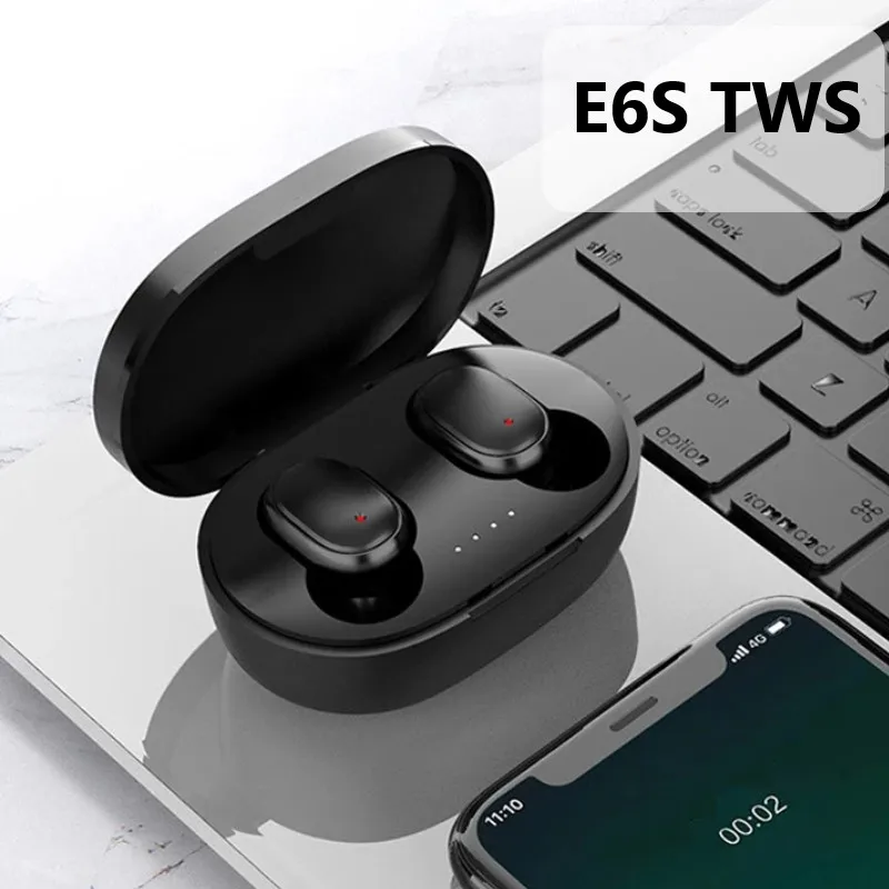 A6S Bluetooth Headset In-Ear Macaron 5,0 TWS Ohrhörer Wasserdichte Sport Binaurale Stereo Taste Mit Mikrofon Drahtlose Laufen