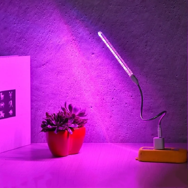 แบบพกพา Full Spectrum LED Grow Light Phytolamp Red & Blue USB เรือนกระจกในร่มพืชผัก Hydroponic Bar LIGHT