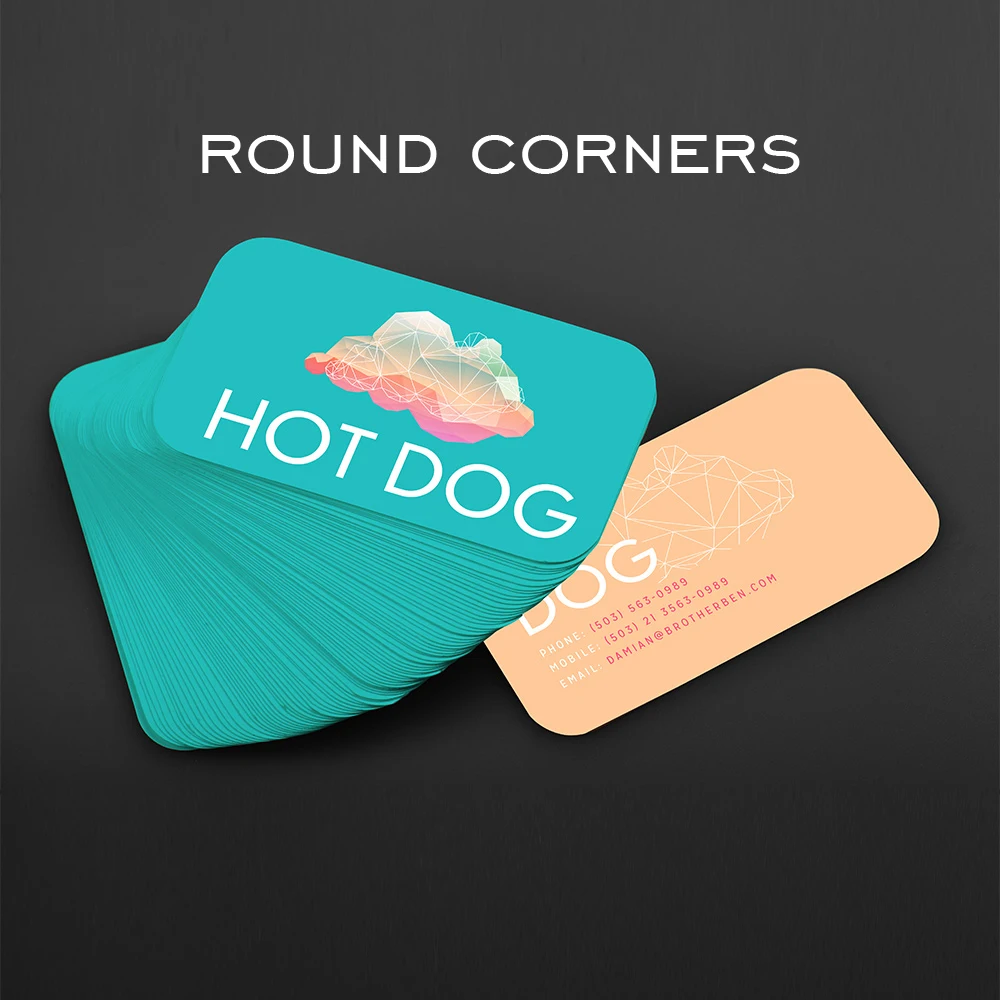 200PS business card production printing high-end business card customized color double-sided card printing business card design