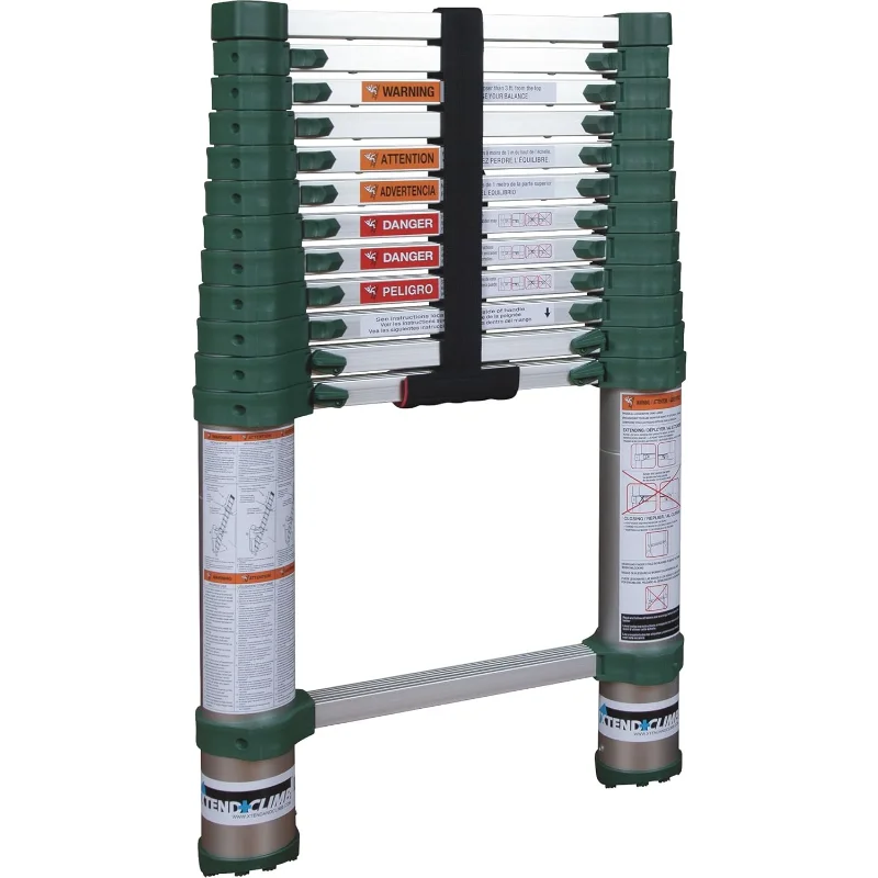 Xtend & Climb Pro Series 780P+ Telescoping Ladder, Green