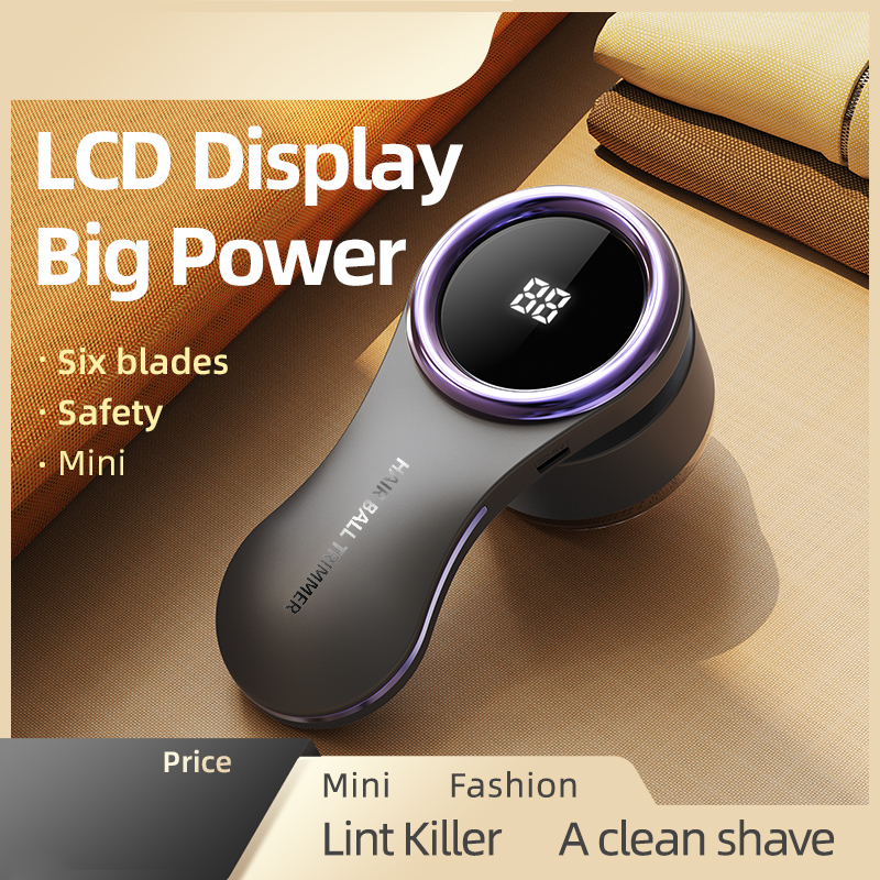 Xiaomi Electric Lint Remover LCD Display USB Rechargeable Portable Hair Balls Fuzz Removers Household For Clothe Fabric Shaver