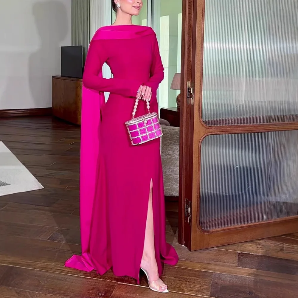 Vestido de Festa Sexy com Manga Longa e Cintura Alta, Estilo E para Jr Anual da Empresa, Cerimônia Adulto e Reuniões