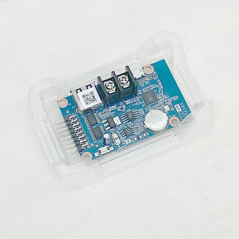 Huidu HD-WF1 controlador RGB HUB75 a todo Color pantalla LED animación de píxeles LED señalización Digital WiFi tarjeta de Control de puerto USB