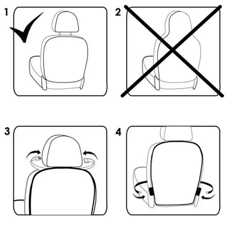 Auto Anti Kick Pad Für Kinder Hinten Sitzbezüge Schutz Anti Kind Kick Pads Sitz Zurück Surround Abdeckung Transparent Anti Schmutzig Abdeckung