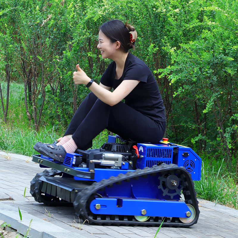 Aangepaste fabriek goedkope prijs grasrobot hellingrups grasmaaier met afstandsbediening met CE EPA-certificaat