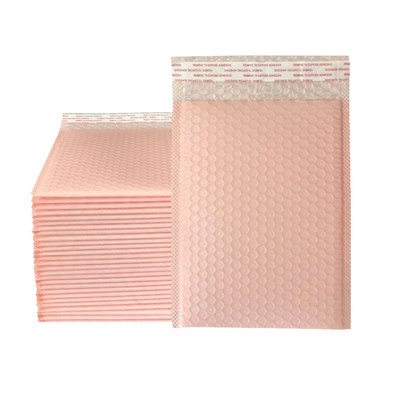10 pçs saco de envelope de bolha rosa bolha auto selo sacos de correio envelopes acolchoados pacote para presentes