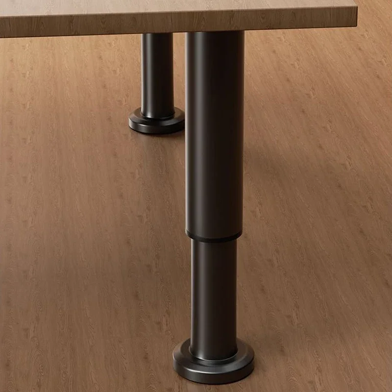 4pcs adjustable height furniture support legs, black telescopic table legs, used for tables, bed frames, TV cabinets, sofas