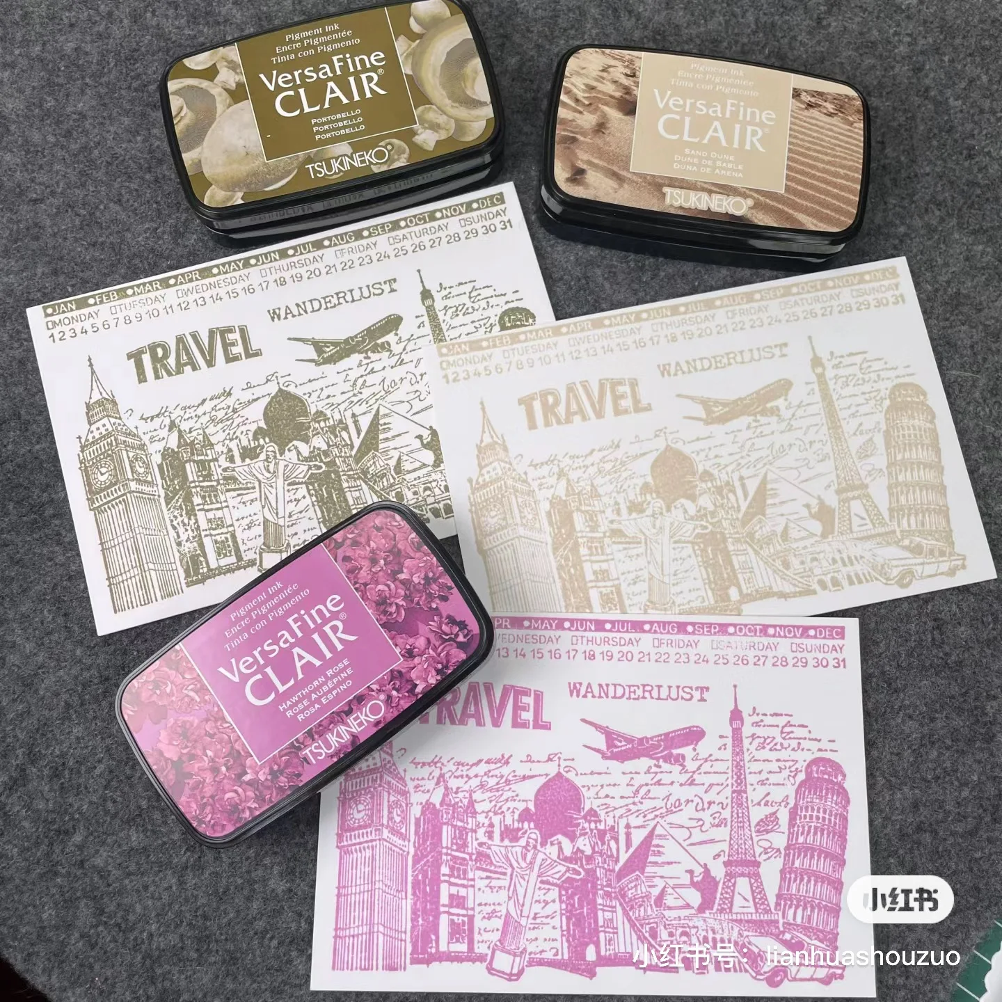 New Colors 1pc Tsukineko VersaFine Clair Quick Dry Detail Ink Pad Making Greeting Cards/smearing Seal