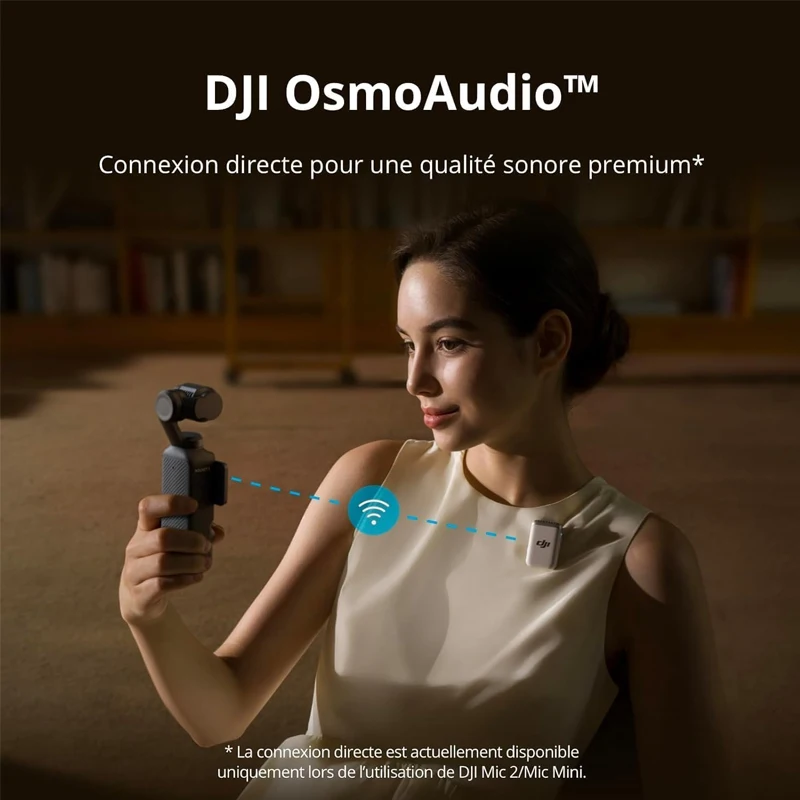 【Nave da UE】DJI OSMO POCKET 3 Combo ActiveTrack 6.0 Estabilização de 3 eixos D-Log M ColorOSMO POCKET 3 de 10 bits