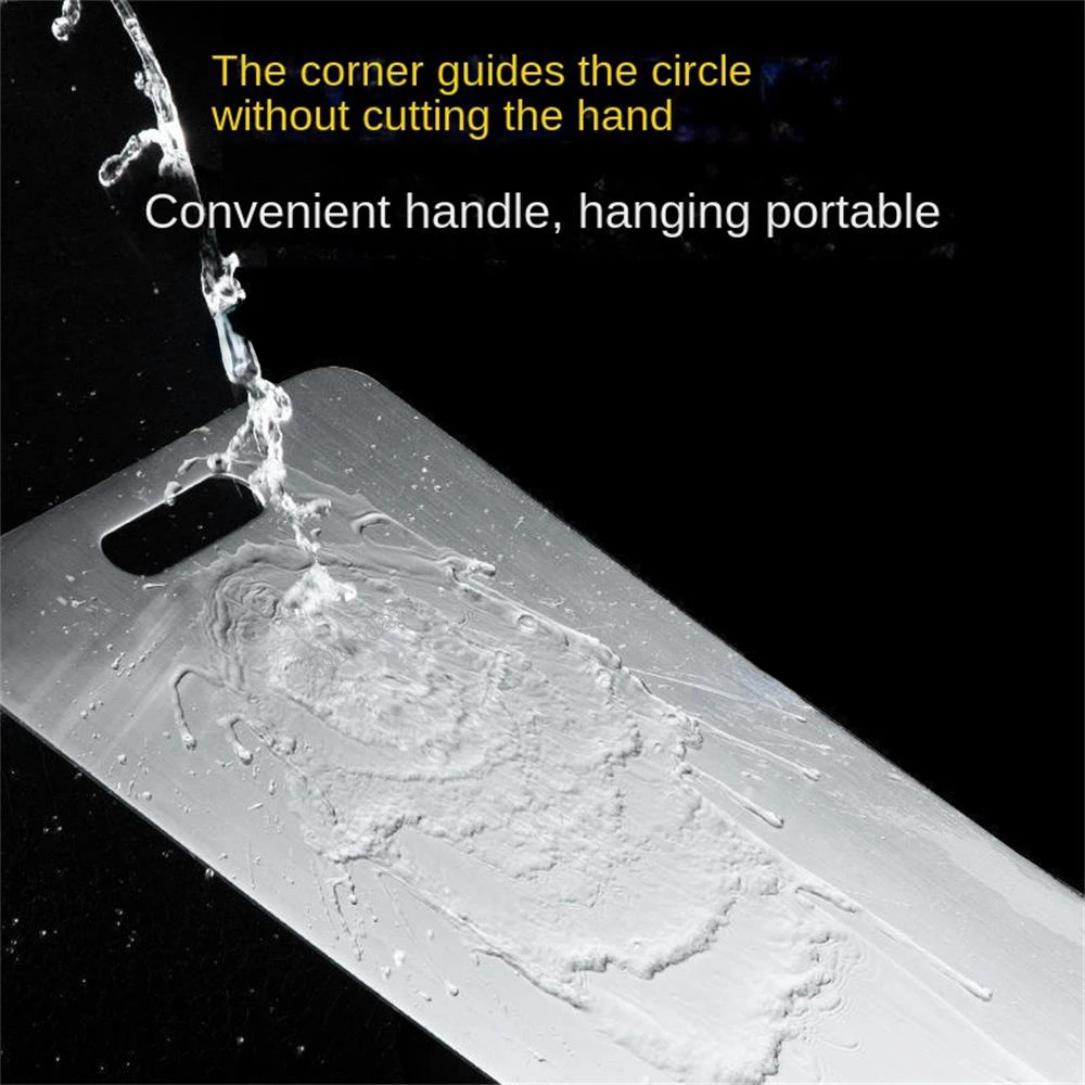 316ステンレス鋼パネルとまな板 キッチン家庭用 厚みのある両面まな板 ブロック型生地こね板