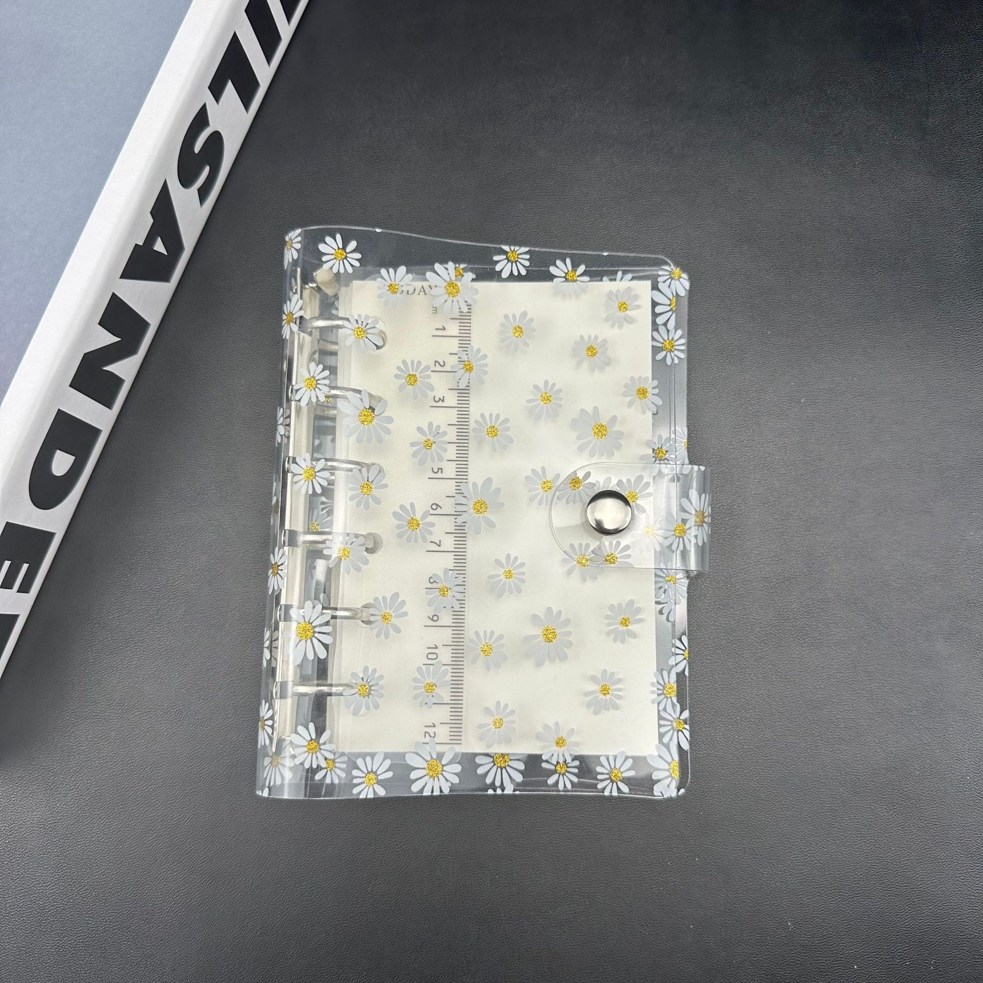 A5 A6 A7 Kleine Gänseblümchen Lose Leaft Glitzer Bling Binder Notebook Cover Tagebuch Agenda Planer Papier Cover Schule Schreibwaren