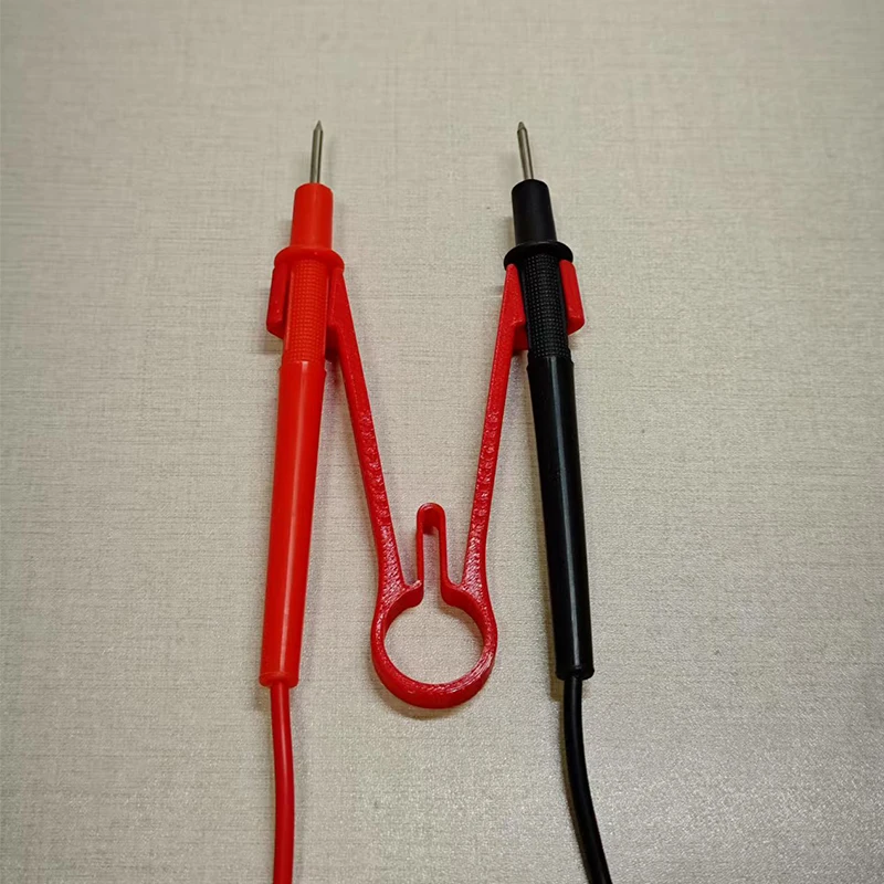 3D-printed multimeter probe holder,8 มม./10 มม.ช่างไฟฟ้าผู้ถือปากกา,single-handed มัลติมิเตอร์เสริมเครื่องมือ