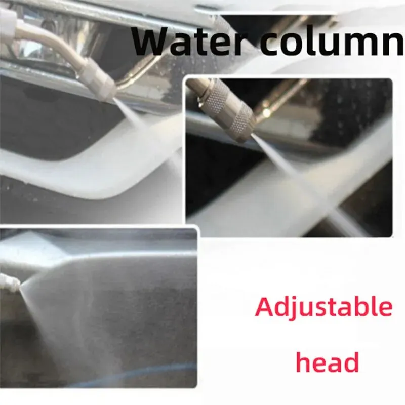 Pistola ad acqua portatile ad alta pressione-strumento di pulizia Versatile per auto, giardini e esterni, plastica resistente, facile da riporre