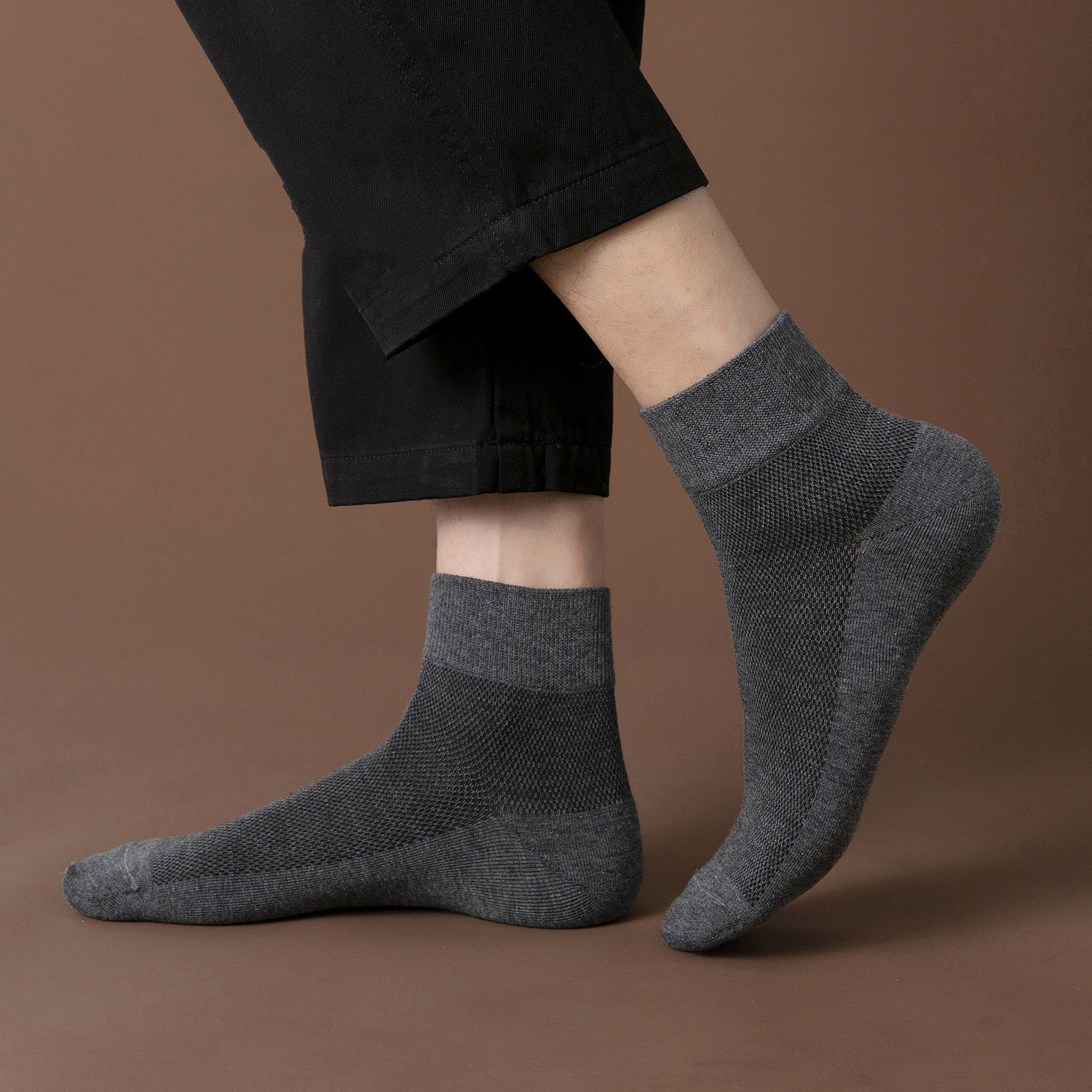 新しい Xiaomi 5 ペア/複数の新しいメンズ綿の靴下新しい黒ビジネスメンズ靴下ソフトで通気性の秋夏メンズホワイト