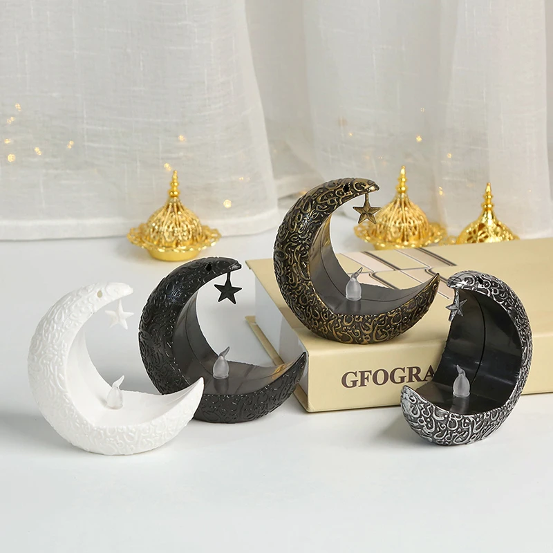 Castiçal estilo oriente médio estrela lua estilo castiçal moderno romântico natal casa festa de casamento decoração suprimentos