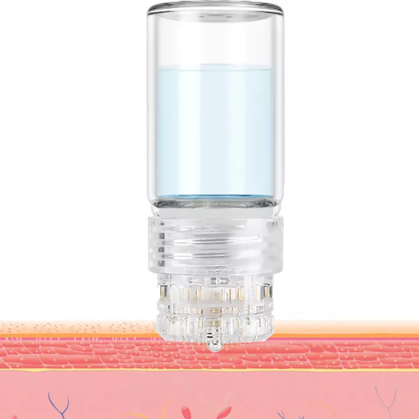 Hydra Kim Titan Kim Dụng Cụ Và Serum Applicator-Mỹ Phẩm Derma Roller Dụng Cụ Cho Mặt, râu Tăng Trưởng-0.2Mm/0.25Mm/0.3Mm