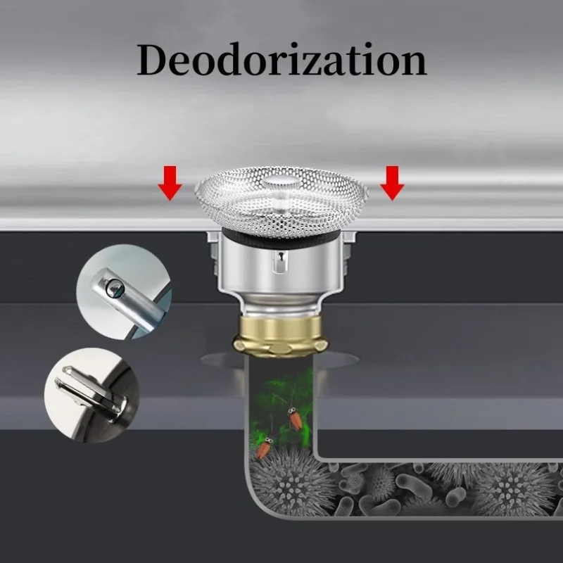 Abfall Stecker Küche Waschbecken Sieb Ersatz Becken Abfluss Filter Edelstahl Dusche Haar Catcher für Badezimmer Zubehör