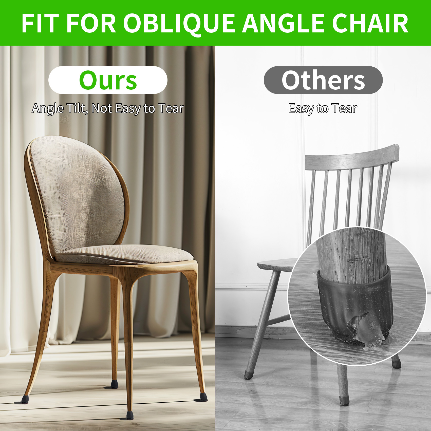 16 個のシリコン椅子脚パッドノンスリップフェルト椅子足キャップ家具床プロテクター傷なし騒音を低減家の装飾