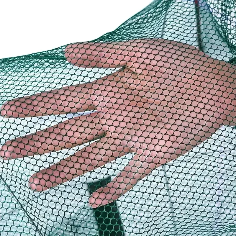 Jaula de pescado de red plegable de 1/2/5 piezas para cangrejos, camarones y cangrejos: aparejos de pesca perfectos para entusiastas del aire libre.
