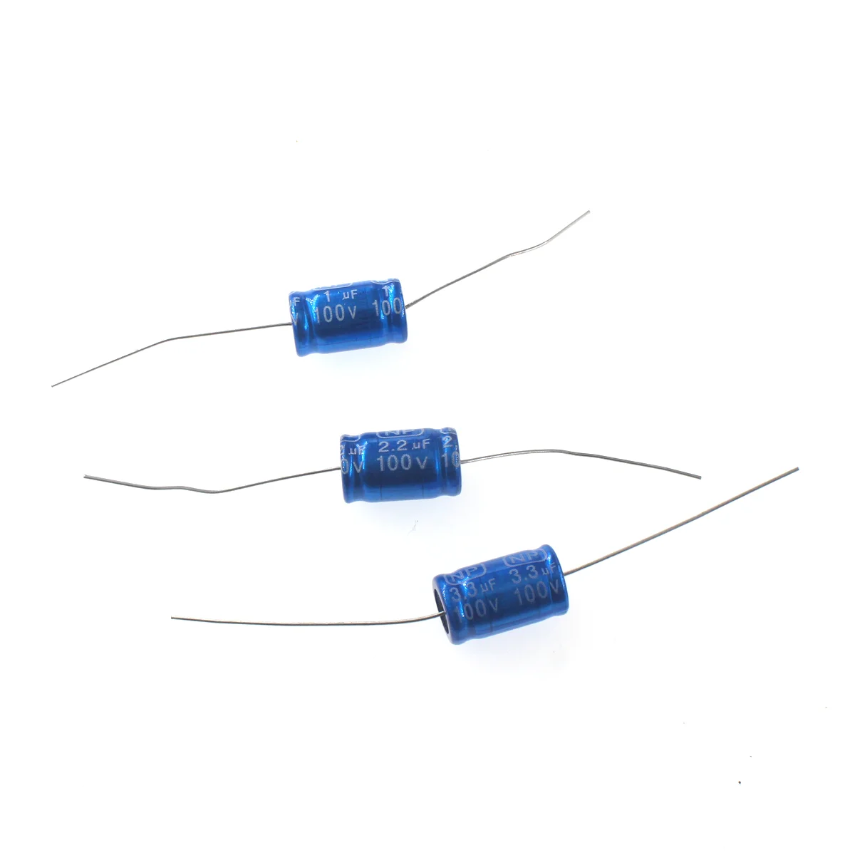 10pcs 1.5uF-220uF 100V Non-Polarity Electrolytic Capacitor For Audio Speaker Frequency Divider Crossover Accessories