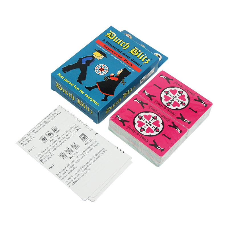 Dutch Blitz El juego de cartas original Fast Paced contiene 160 cartas, rápido y fácil de aprender, gran juego familiar, diversión para todos para 2