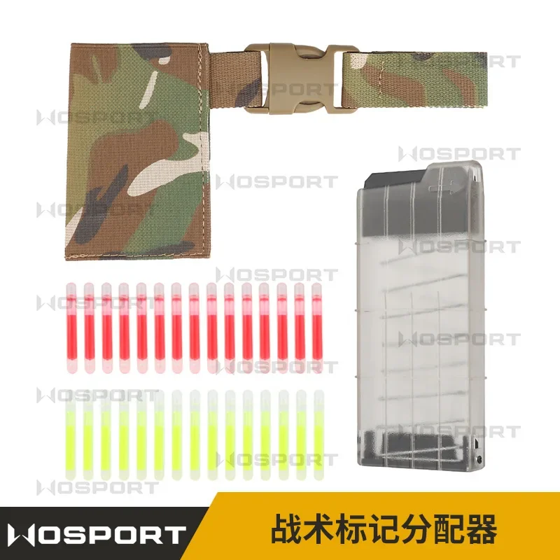 Tactical marking distributor fluorescent marking outdoor tactical combat training marking fixed-point function