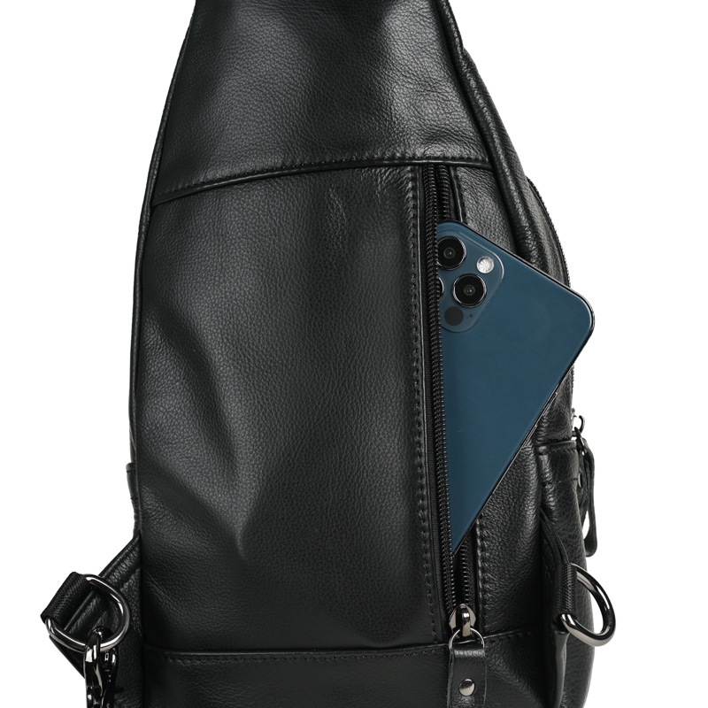 Modedesigner Luxus Herren Brusttasche Echt leder Taktil Rucksack Outdoor Sport Schlinge Schulter Kreuz Taschen Gürtel tasche