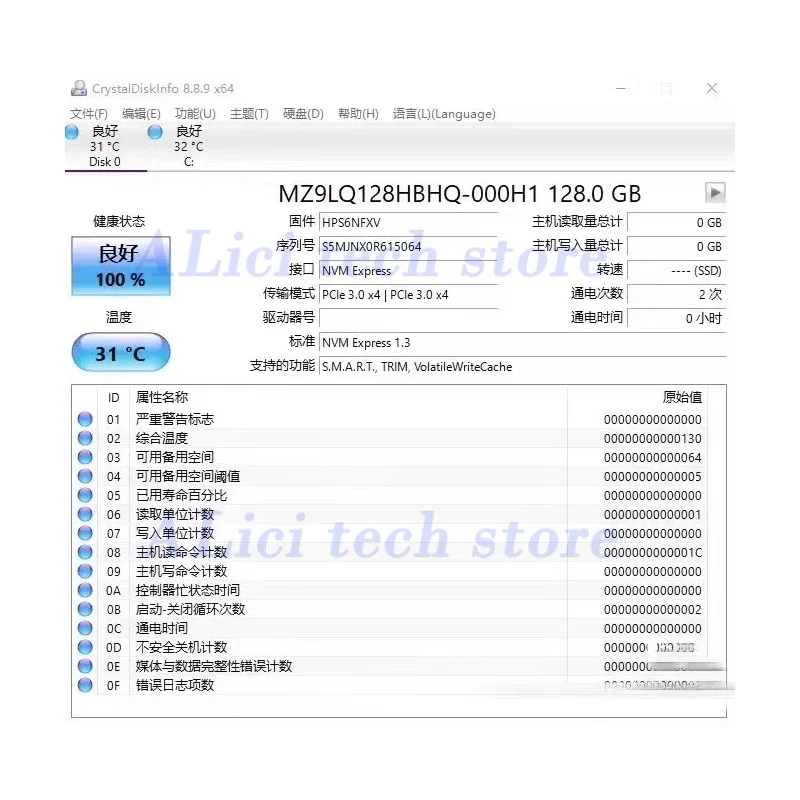 ใหม่ PM991/PM991a 128GB 256G 512g 1TB 2230 PCIe 3.0x4 NVME สําหรับ Samsung Microsoft Surface SSD