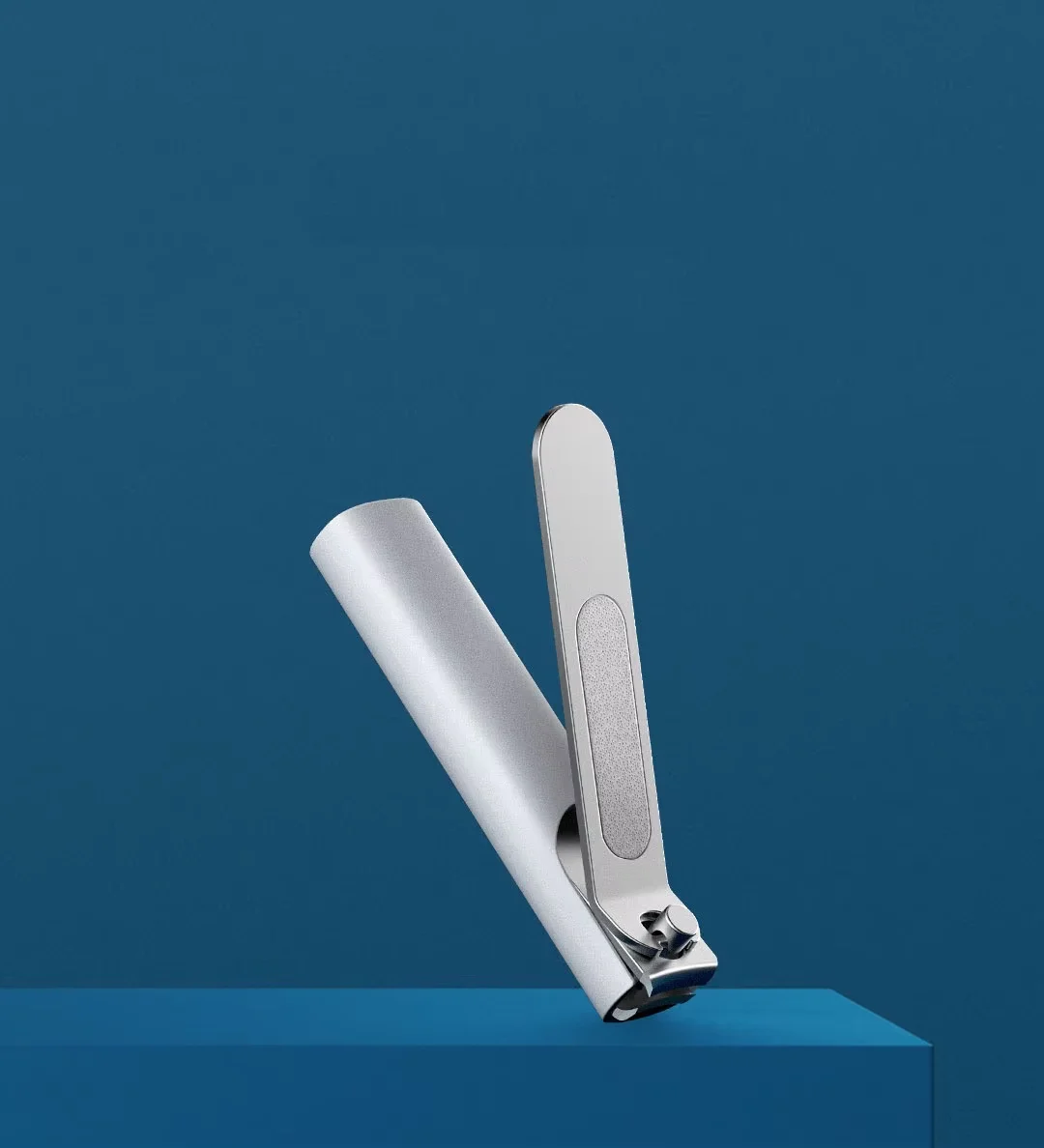 Nuevo cortaúñas de acero inoxidable Xiaomi Mijia con cubierta antisalpicaduras, cortaúñas para el cuidado de pedicura, lima profesional para uñas