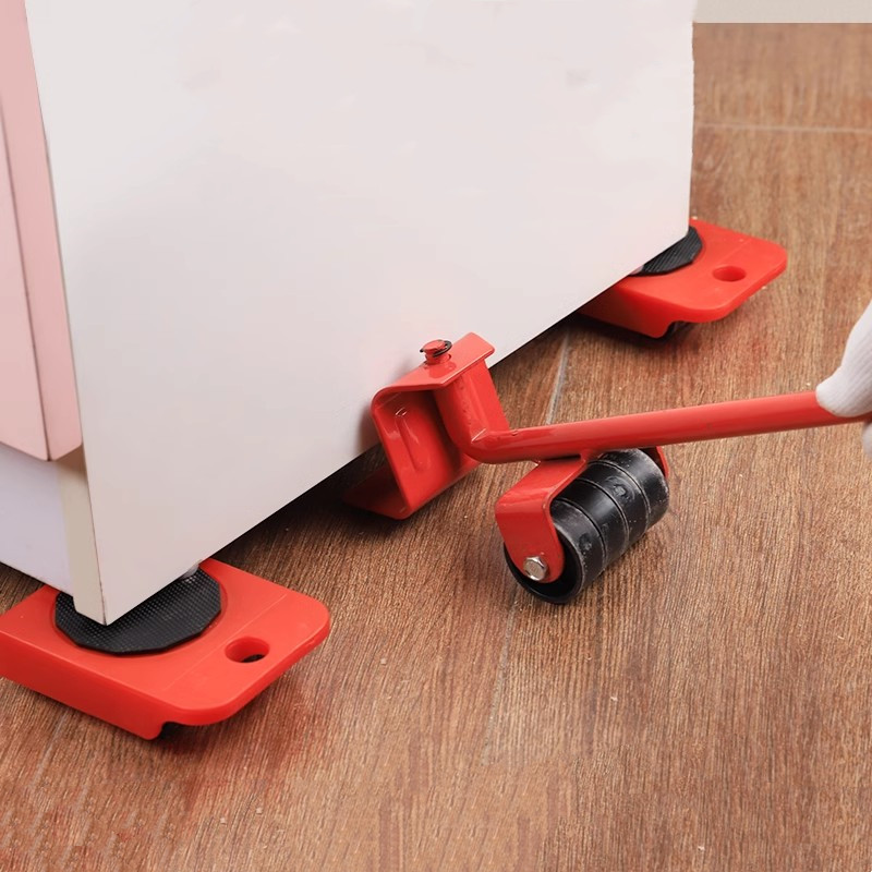 Multipurpose Furniture Mover Set – 2/4/5pcs Heavy Duty Rollers For Effortless Moving & Lifting Transport Tool Mover Roller Wheel