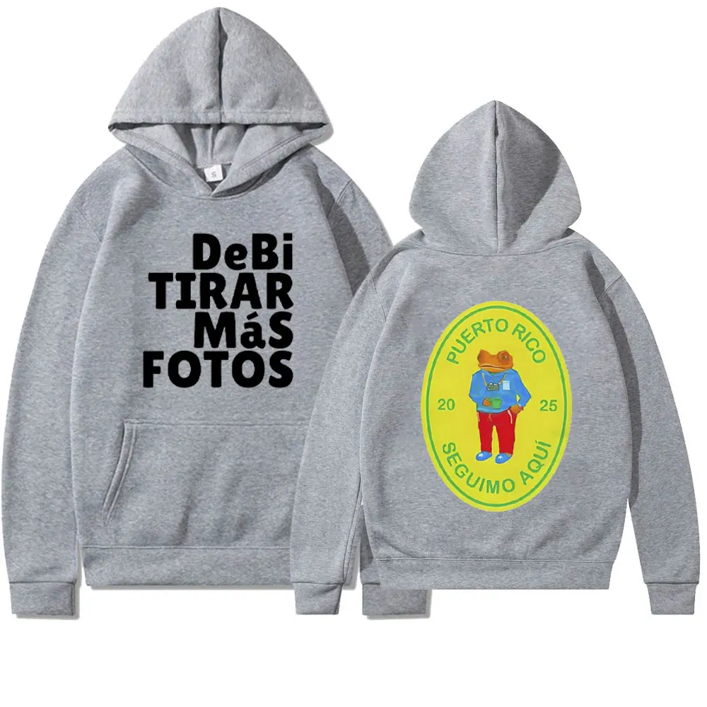 Dtmf bad bunny álbum moletom com capuz masculino feminino pulôver de grandes dimensões com capuz de inverno presente para fãs suéter estiloso novo em 2025 manga comprida
